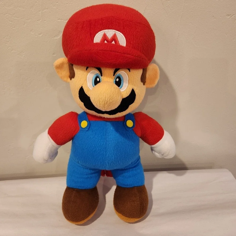 Mario Bros Mario Backpack Plush 16inch